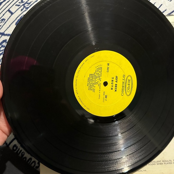 Vintage Jeff Beck Vinyl Record - Picture 3 of 8